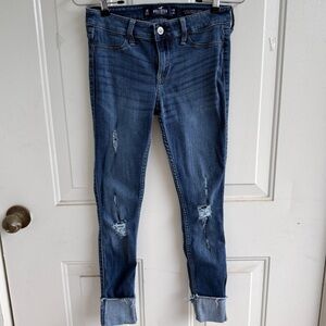 Hollister Mid/Low-Rise Ripped‎ Jeggings – Women’s